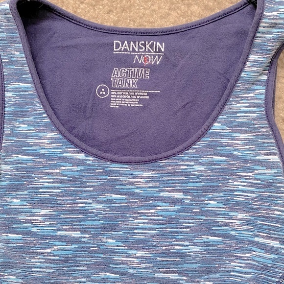 Sz M vintage Danskin Active Womens Workout Tank Top - Picture 3 of 7